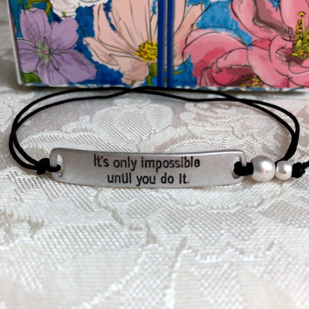 NEW! Inspirational Stretch Cord Bracelet